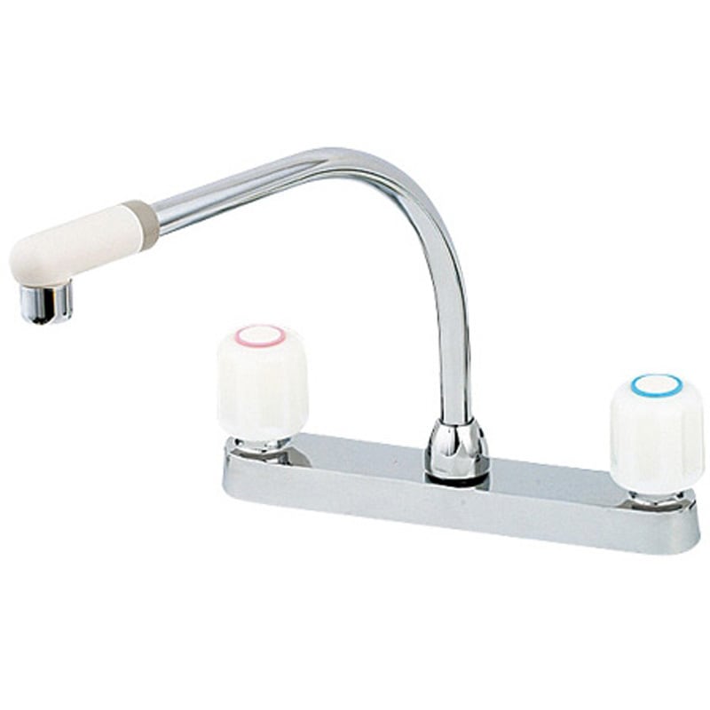 151-016 2ハンドル混合栓 カクダイ 取付穴径23～26mm  151-016