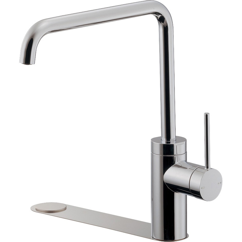 187-100 シングルレバー混合栓 カクダイ 613-532カウンター化粧フタ