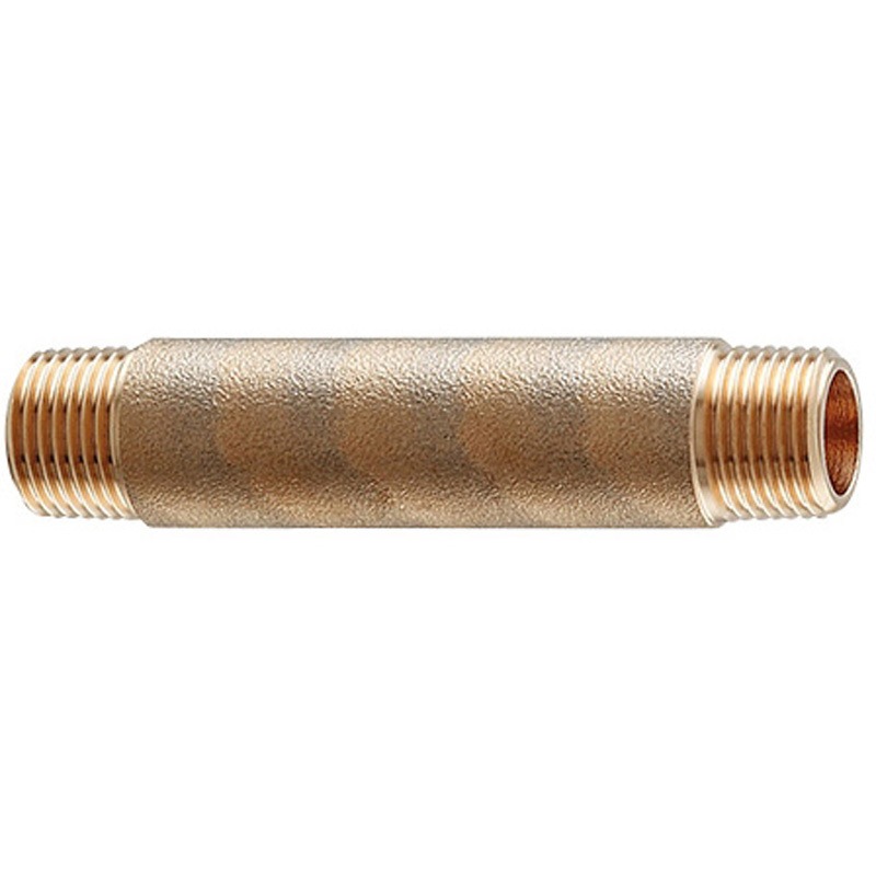 616-616-150 砲金長ニップル カクダイ 青銅 長さ150mm呼び径50mm 616 
