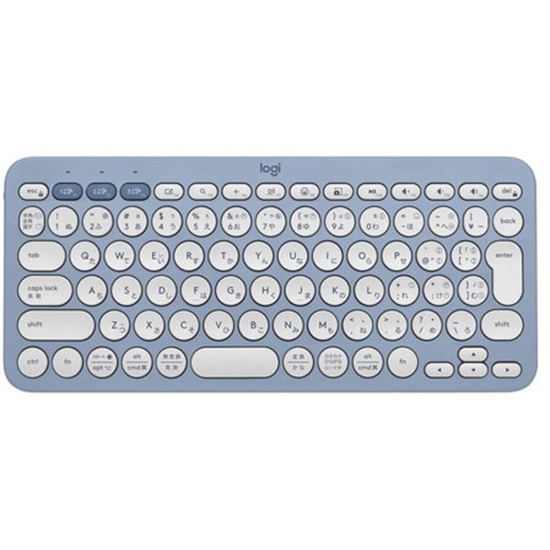 K380sBL ロジクール PEBBLE KEYS 2 K380S ロジクール パンタグラフ キー配列84キー日本語レイアウト ブルー色