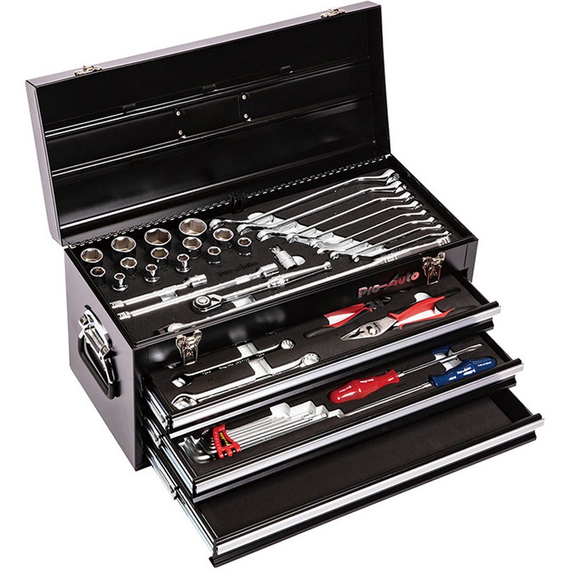 P-07B    10台セット　太郎 TE-457B 1/2DR 57PC ツールキット 1セット Pro-Auto 【通販モノタロウ】