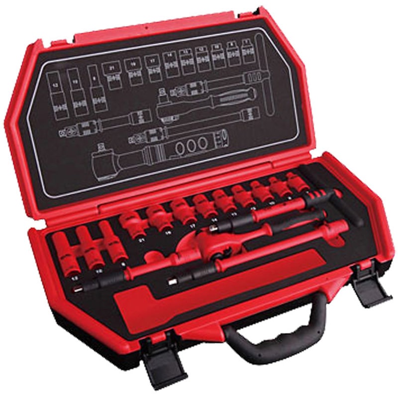 P-E316B 3/8SQ 絶縁工具セット 16PC 1個 Pro-Auto 【通販モノタロウ】 29,985円