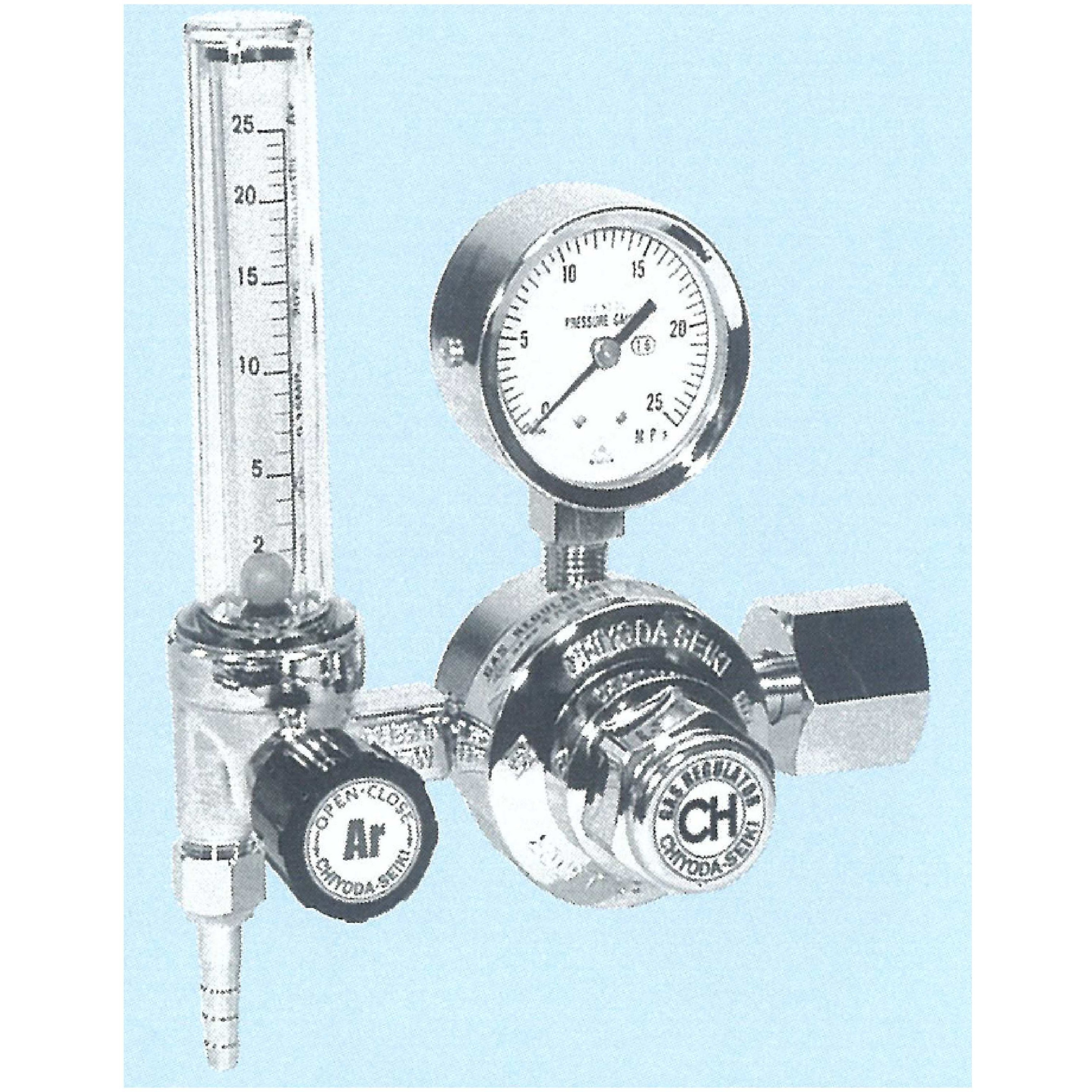 AHSN-2(He) ハイセレクトボンベ用一段式圧力調整器 1台 千代田