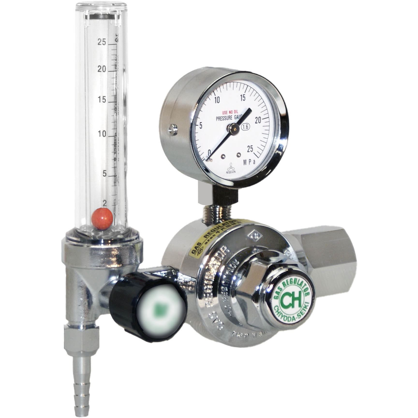 GHSN-3(He) ハイセレクトボンベ用一段式圧力調整器 千代田精機 可変式