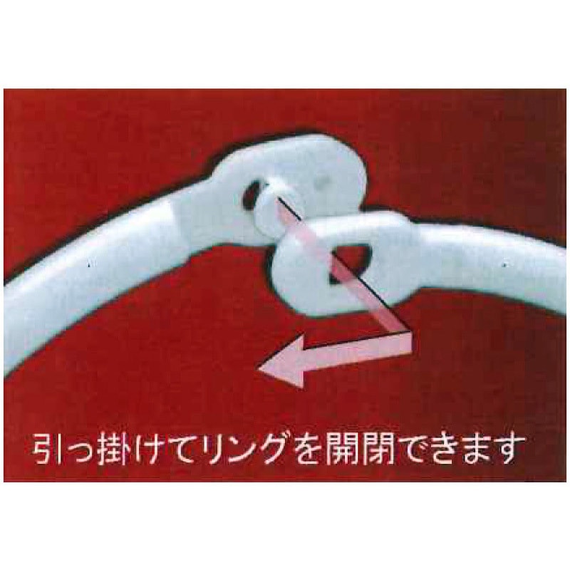 TN-6-25 フックリング 50個パック メイワパーツ 内径25mm線径3.5mm TN