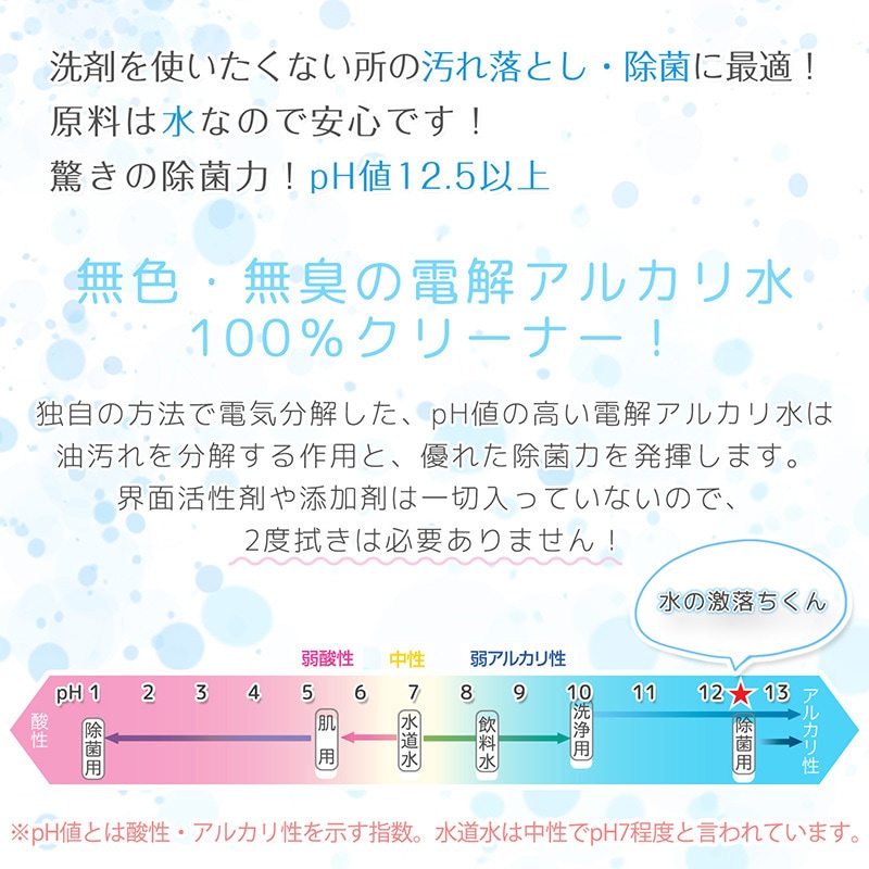 S00544 水の激落ちくん LEC(レック) アルカリ性 本体 1個(400mL