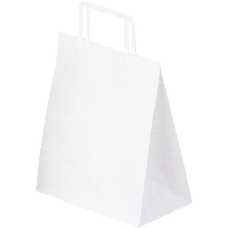 YOH-12 手提袋白無地 ヤマニパッケージ 3号サイズ 1箱(400枚) YOH-12