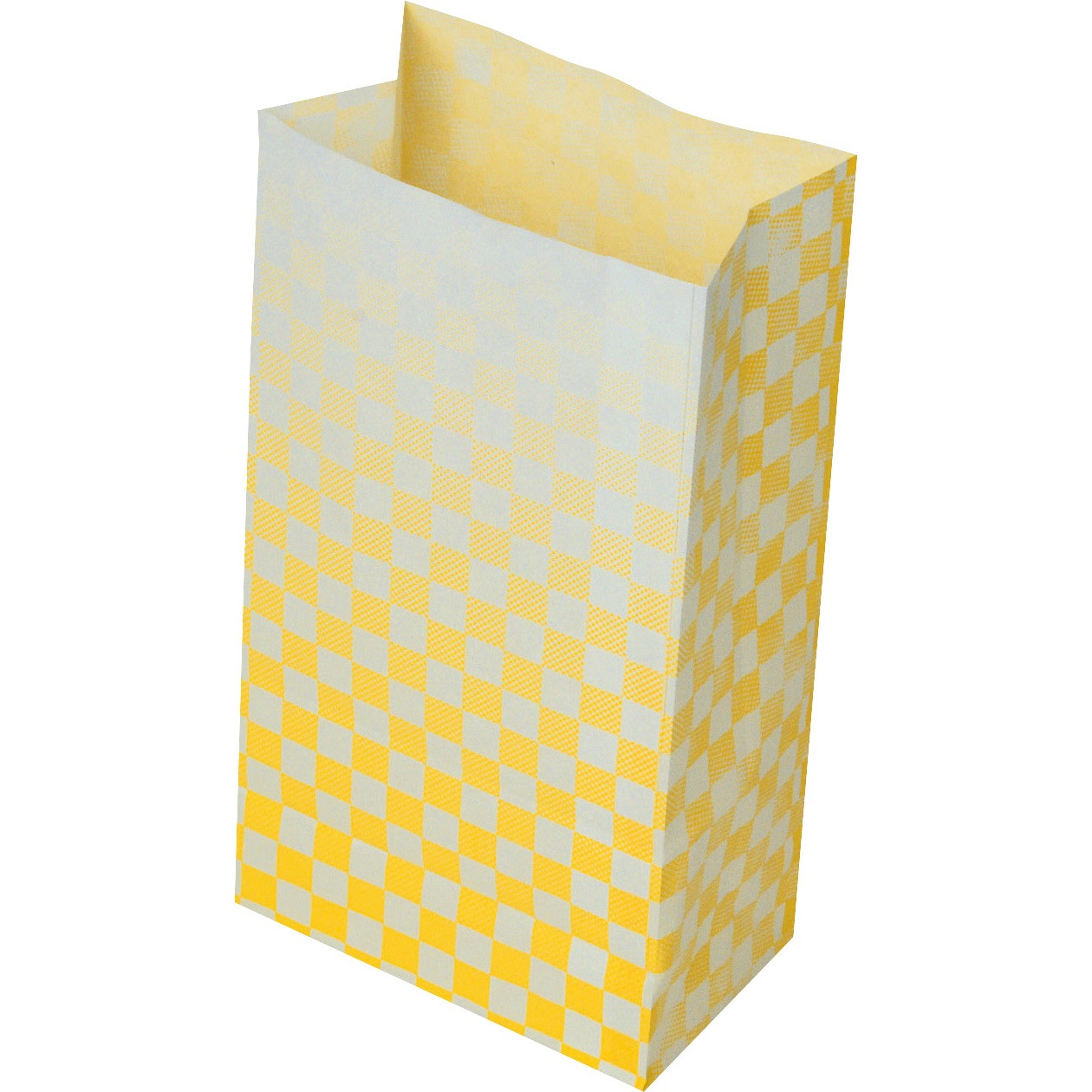 YOH-338 和モダン市松角底袋 ヤマニパッケージ 3号サイズ 1箱(2000枚) YOH-338