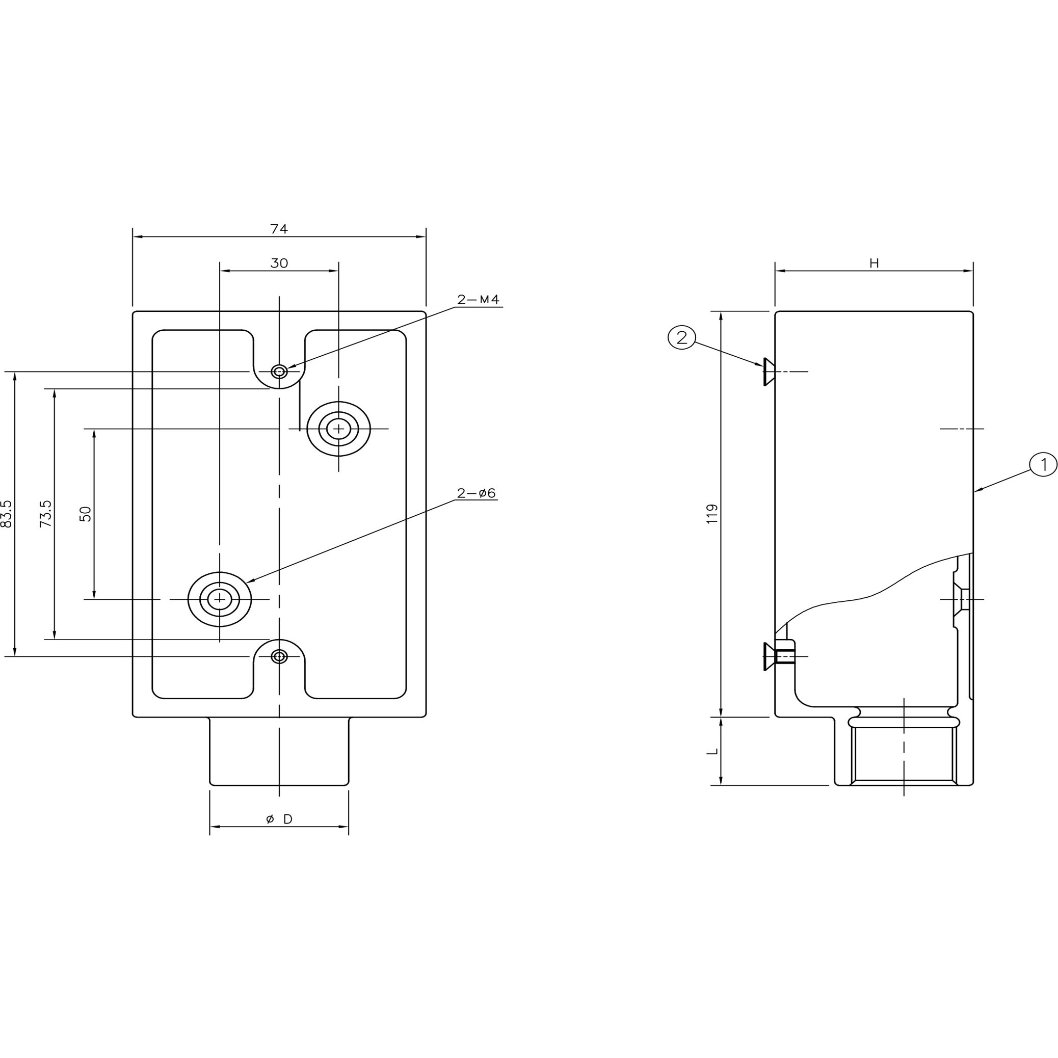 DFZ3022P 露出スイッチボックス 1コ用1方出 Panasonic(パナソニック