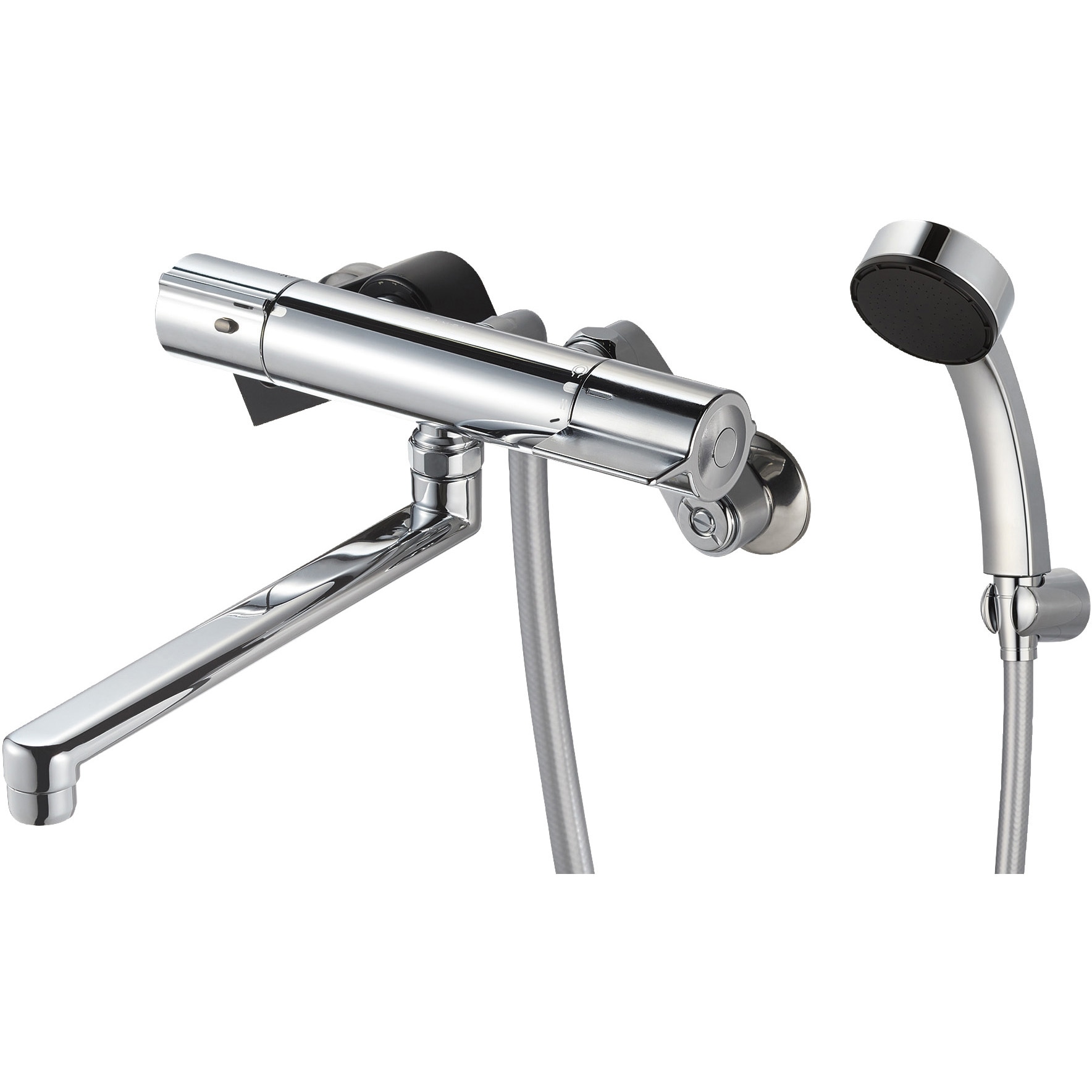 SK18C-S9L24 サーモシャワー混合栓 SANEI(旧:三栄水栓製作所) 吐水口長さパイプ/240mm  SK18C-S9L24