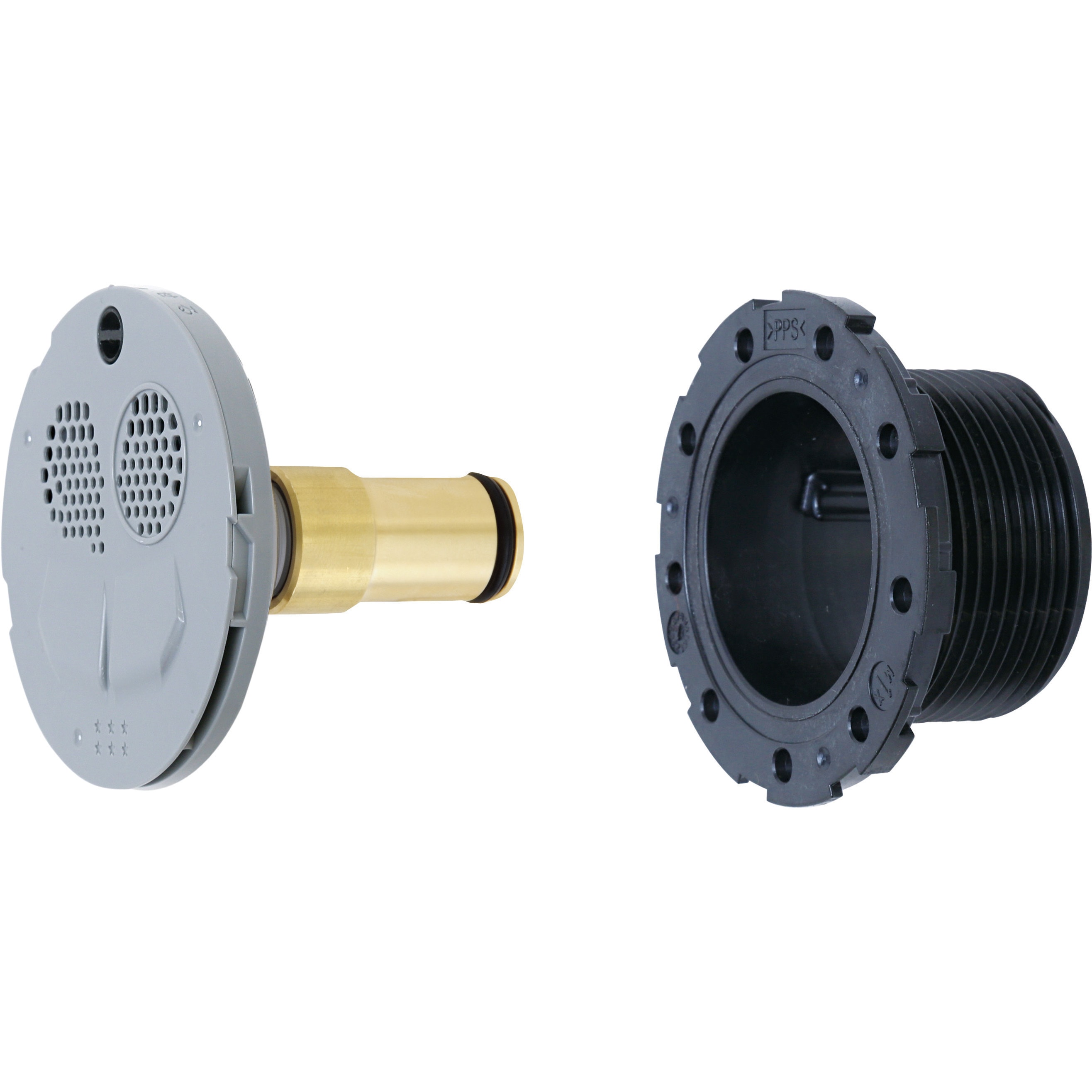 T4321-45L 厚板浴槽用アダプター SANEI(旧:三栄水栓製作所) 厚さ(許容)30～45mm  T4321-45L