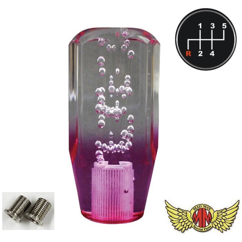 MM75-2602-CLP クリスタルシフトノブ 泡 100mm 変換アダプター付き MAD