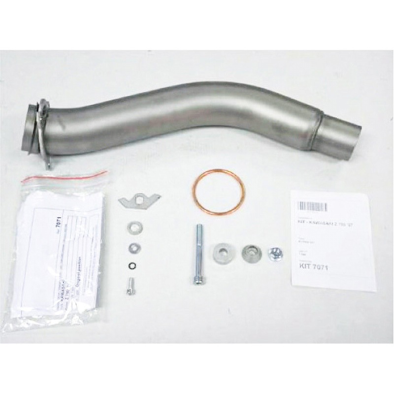 IX-OK7071VTI IXIL(イクシル) KAWASAKI Z750R '11-'12 (ZR750L) VTI オーバル チタン スリップオン マフラー MAD MAX(マッドマックス) チタニウム 長さ393mm  IX-OK7071VTI