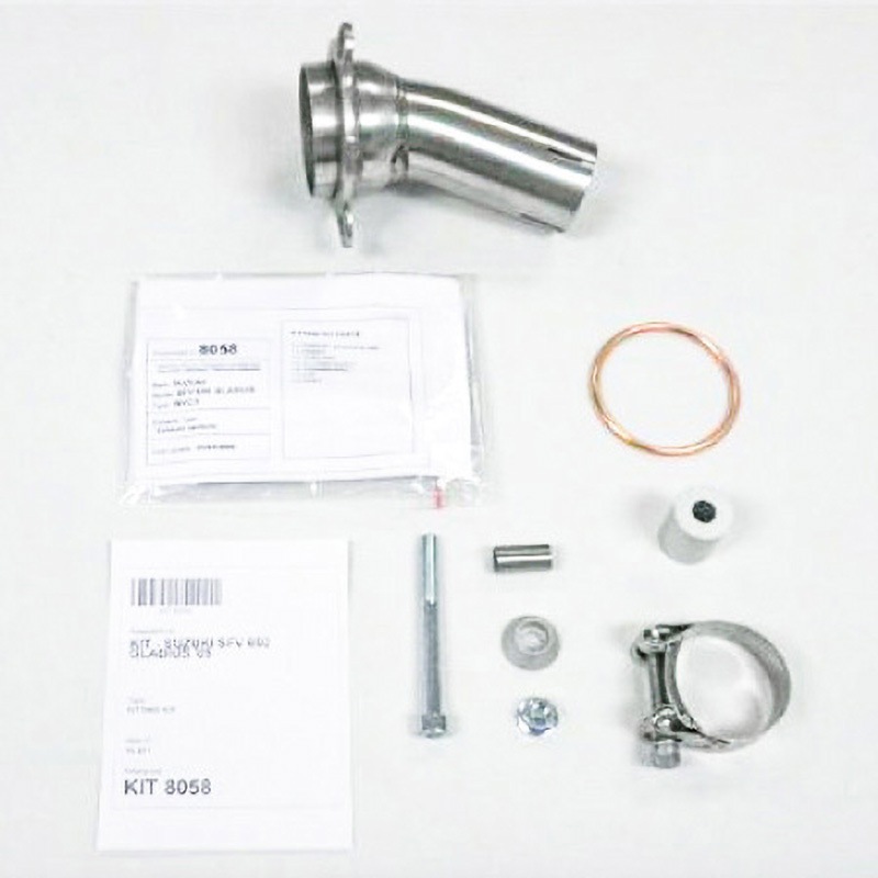 IX-OS8058VTI IXIL(イクシル) SUZUKI SFV650 GLADIUS '09-'15 (WVCX) VTI オーバル チタン スリップオン マフラー MAD MAX(マッドマックス) チタニウム 長さ393mm  IX-OS8058VTI