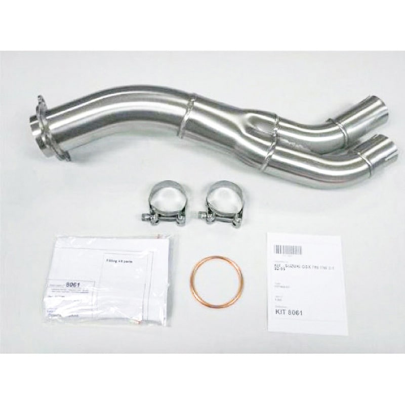 IX-OS8061VTI IXIL(イクシル) SUZUKI GSX750RW '92-'95 (GR7BD) VTI オーバル チタン スリップオン マフラー MAD MAX(マッドマックス) チタニウム 長さ393mm  IX-OS8061VTI