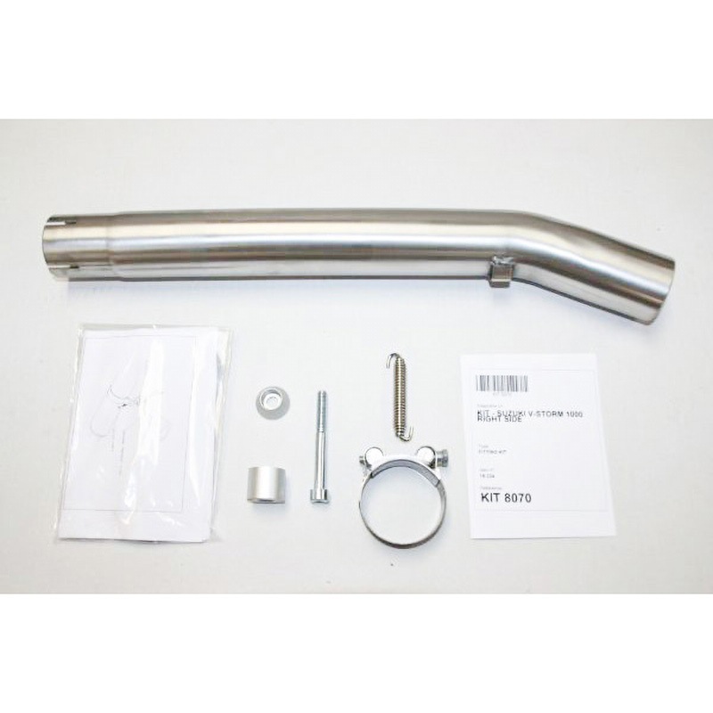 IX-OS807071VTI IXIL(イクシル) SUZUKI DL1000 V-STROM '02-'13 VTI オーバル チタン 左右2本出し スリップオン マフラー 1セット MAD MAX(マッドマックス) 【通販モノタロウ】