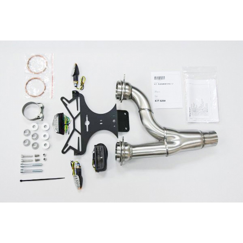IX-OS8200VTI IXIL(イクシル) SUZUKI B-KING 1340 '07-'12 VTI オーバル チタン 左右2本出し スリップオン マフラー 1セット MAD MAX(マッドマックス) 【通販モノタロウ】