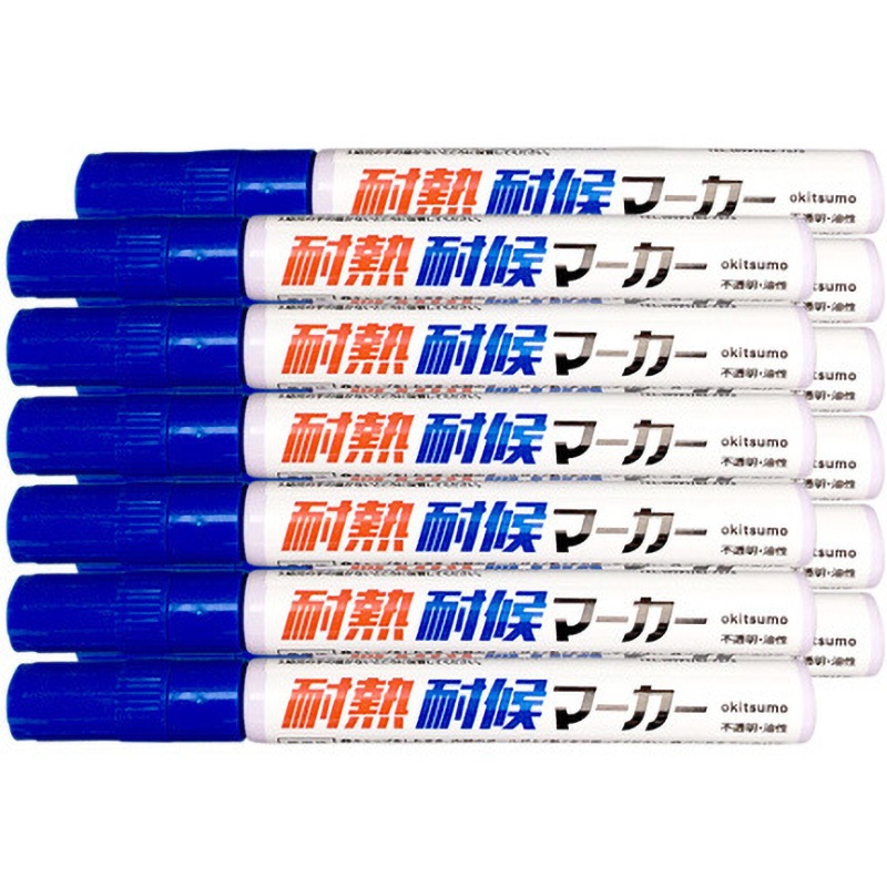 耐熱耐候マーカー 太タイプ 1箱(12本) オキツモ 【通販モノタロウ】