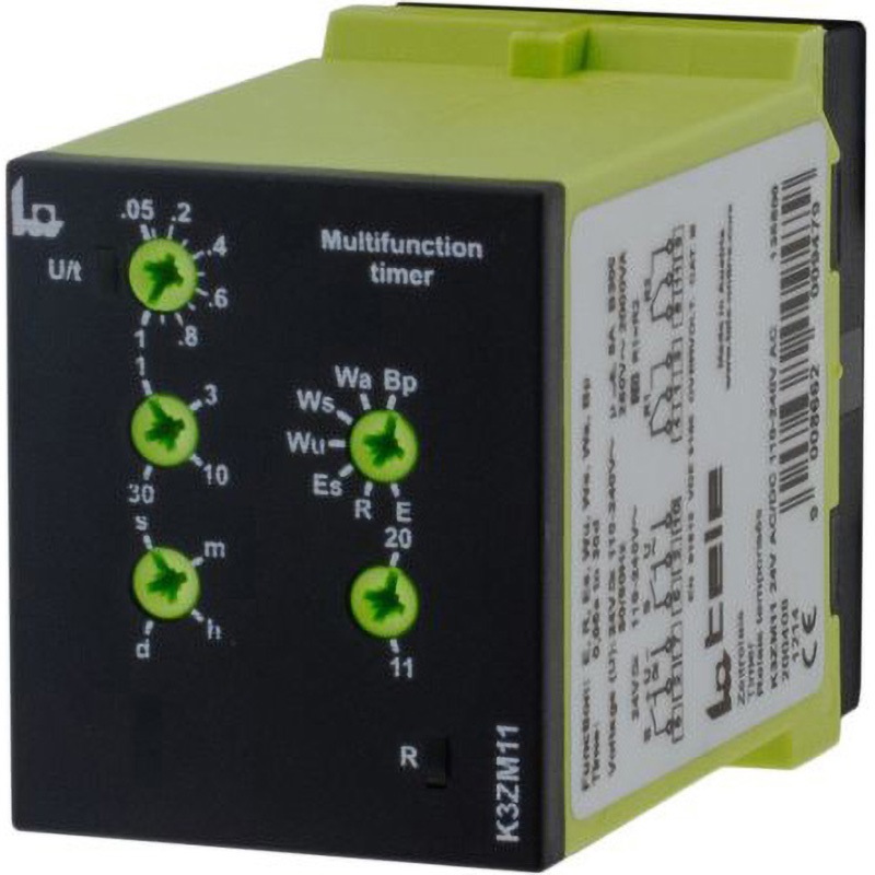 K3ZM11 24V AC/DC Tele タイマー リレー マルチ動作 TELE K3ZM11シリーズ プラグイン DPDT ねじ  1個