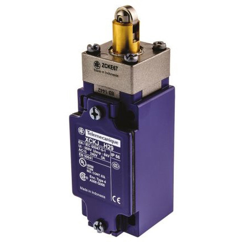XCKJ167H29 Telemecanique Sensors リミットスイッチ プランジャ TELEMECANIQUE SENSORS (通常の状態)NO/NC IP66 ねじ 10A  1個 XCKJ167H29