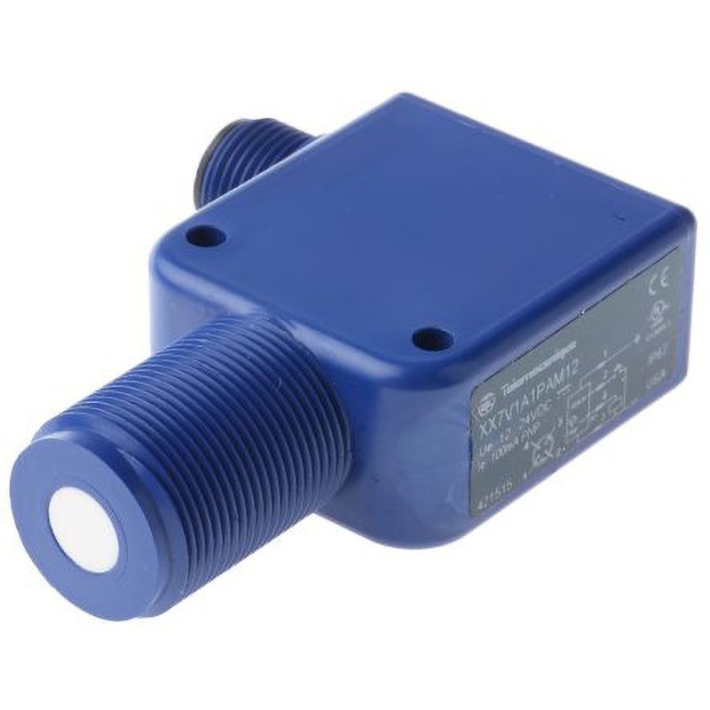 XX7V1A1PAM12 Telemecanique Sensors 超音波センサ ブロック形 TELEMECANIQUE SENSORS 出力方式PNP 電源電圧(V):12→24dc IP67 ターミナルタイプ4ピンM12コネクタ  1個 XX7V1A1PAM12