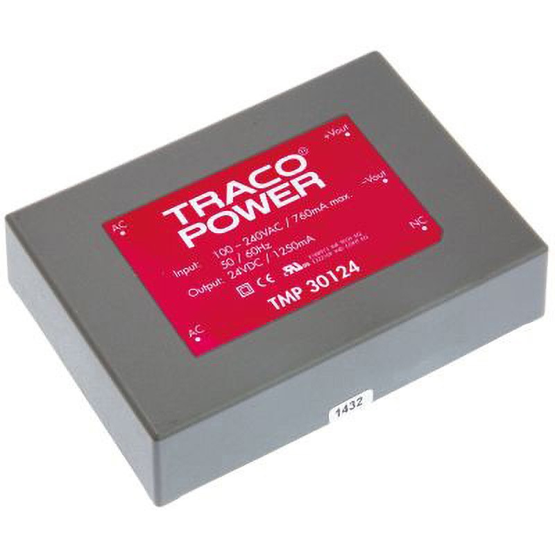 TMP 30124 TRACOPOWER スイッチング電源 TRACO POWER TMP 30シリーズ 1.25A DC24V 幅63.5mm奥行21.5mm 6,878円
