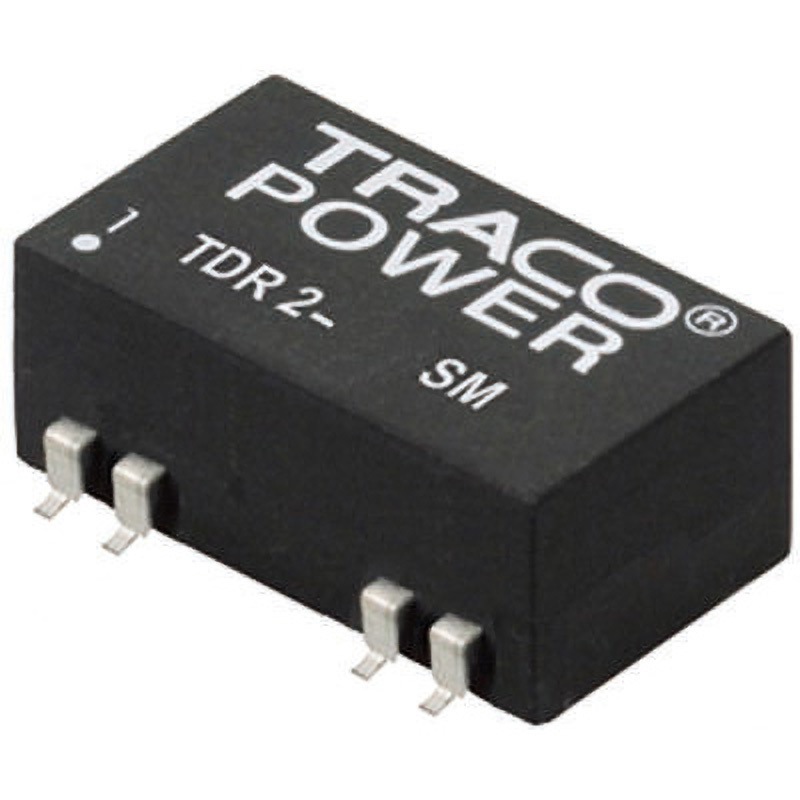 TDR 2-0523SM TRACOPOWER 絶縁DC-DCコンバータ TDR 2SM TRACO POWER 出力電圧(V):±15dc ±67mA 絶縁電圧(kV):1.5dc DC5V  1セット(10個)