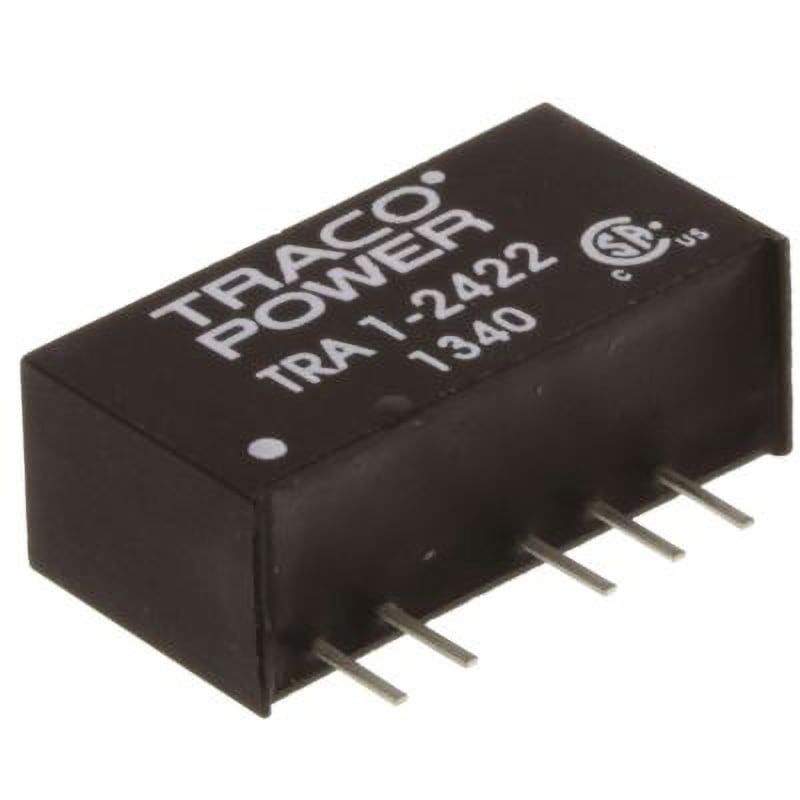 TRA 1-2422 TRACOPOWER 絶縁DC-DCコンバータ TRA 1 TRACO POWER 出力電圧(V):±12dc ±42mA 絶縁電圧(kV):1dc DC24V  1セット(10個)