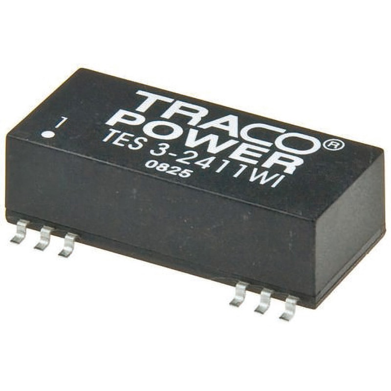 TES 3-2413WI TRACOPOWER 絶縁DC-DCコンバータ TES 3WI TRACO POWER DC15V 200mA DC24V 入力電圧レンジ9→36dcV 奥行9.7mm 1個
