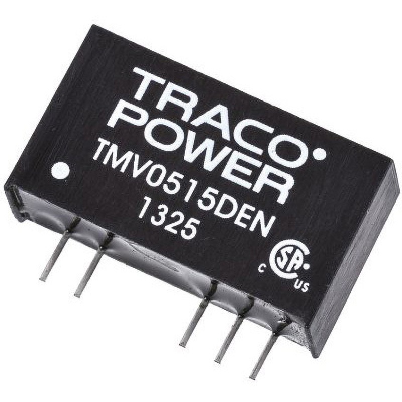TMV 0515DEN TRACOPOWER 絶縁DC-DCコンバータ TMV EN TRACO POWER 1W 出力電圧(V):±15dc ±30mA 3kV DC5V  1セット(10個) TMV 0515DEN