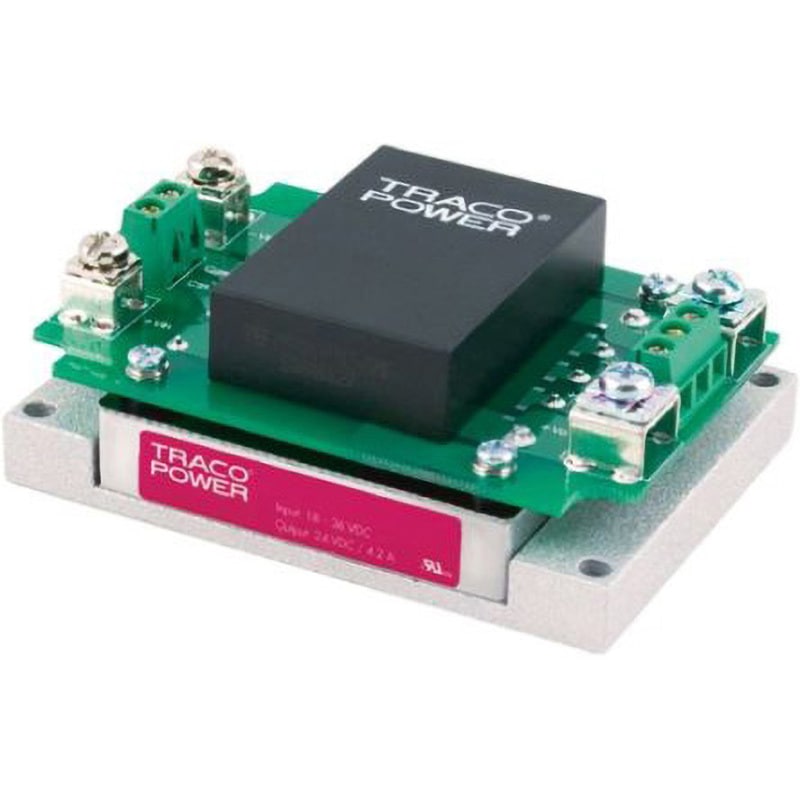 TEP 200-4815WIRCMF TRACOPOWER 絶縁DC-DCコンバータ TEP 200WIR TRACO POWER 9A DC24V DC48V 入力電圧レンジ18～75dcV 幅61mm奥行40.5mm