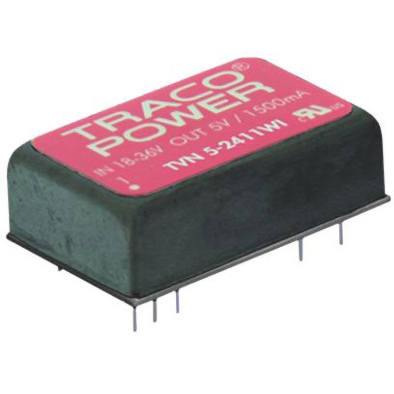 TVN 5-2412WI TRACOPOWER 絶縁DC-DCコンバータ TVN 5WI TRACO POWER DC12V 500mA 絶縁電圧(kV):1.5dc DC24V  1セット(10個)