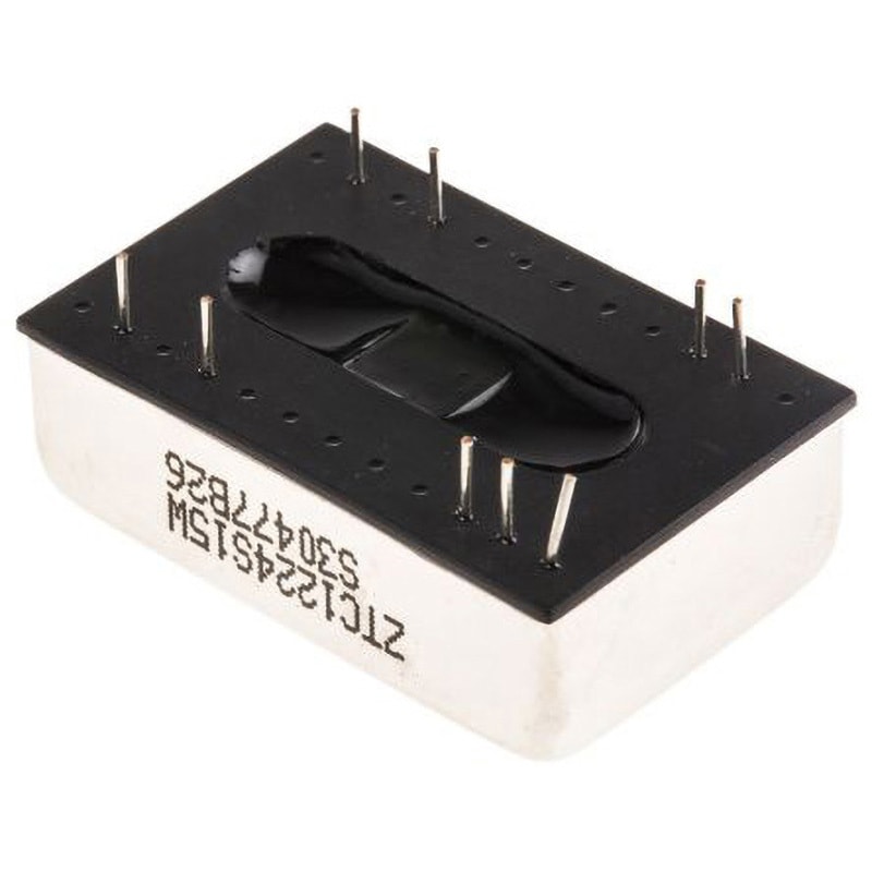 THD 12-2413WI TRACOPOWER 絶縁DC-DCコンバータ THD 12WI TRACO POWER DC15V 800mA 絶縁電圧(kV):1.5dc DC24V  1セット(10個)