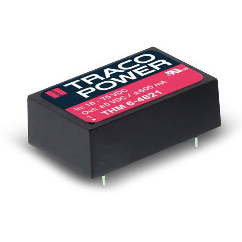 THM 6-2411 TRACOPOWER 絶縁DC-DCコンバータ THM 6 TRACO POWER 1.2A DC5V 絶縁電圧(kV):5ac DC24V  1個