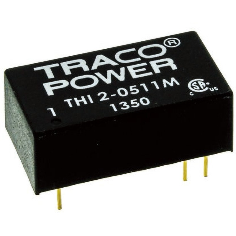 THI 2-0511M TRACOPOWER 絶縁DC-DCコンバータ THI 2M TRACO POWER DC5V 400mA 4kV 奥行8.6mm 1セット(10個)
