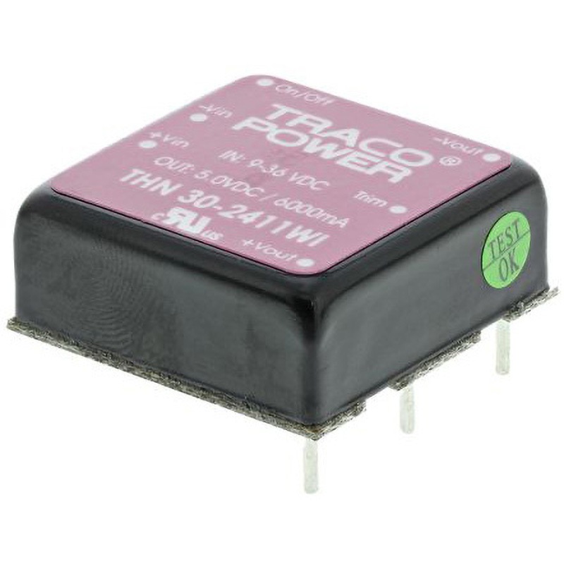 THN 30-2411WI TRACOPOWER 絶縁DC-DCコンバータ THN 30WI TRACO POWER 6A DC5V 絶縁電圧(kV):1.5dc DC24V  1セット(10個)
