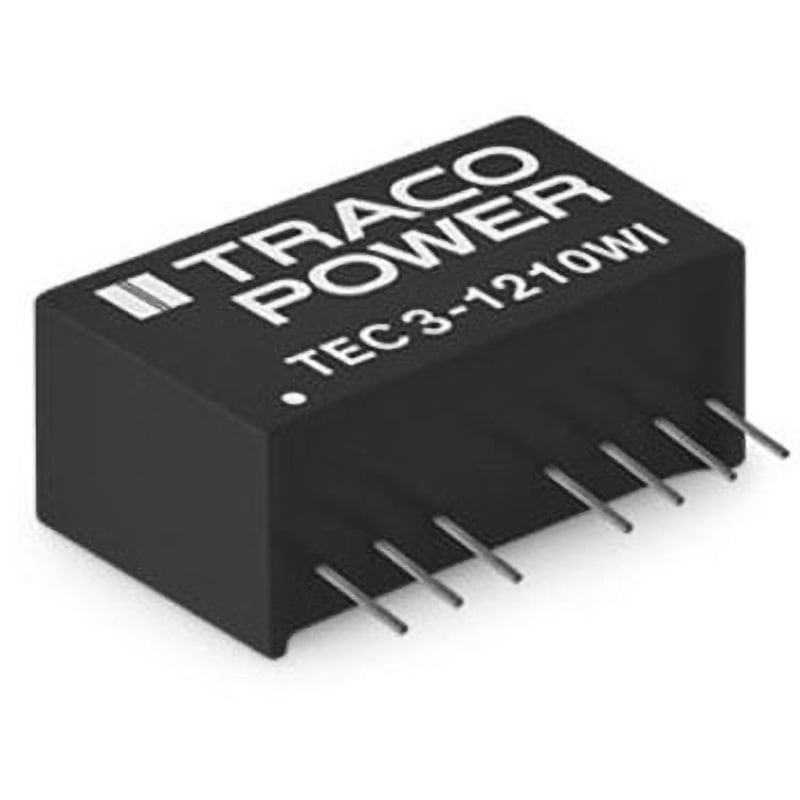 TEC 3-2411WI TRACOPOWER 絶縁DC-DCコンバータ TEC 3WI TRACO POWER DC5V 600mA DC24V 入力電圧レンジ9→36dcV  1セット(10個)