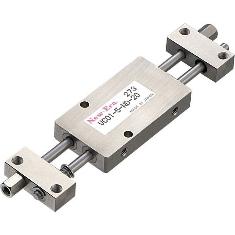 VC01-5-ND-10 薄型吸着シリンダ VC01・VC02シリーズ New-Era(ニューエラー) 複動両ロッド シリンダ内径5mmストローク10mm