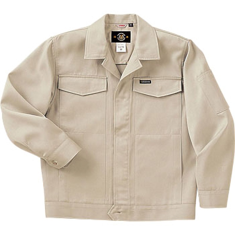 6070-104 四ツポケットジャンパー 6070-104 寅壱 ベージュ色 M着丈61cm