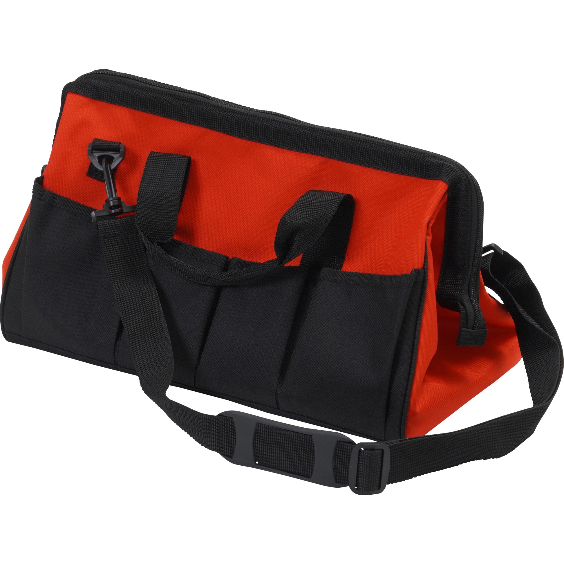 ショップ袋セット MR-410 ツールバック モノタロウ ブラック×レッド色 ポリエステル 外寸