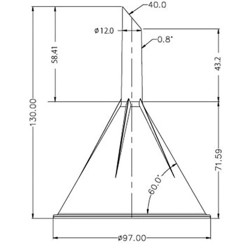 B072 樹脂製スピードロート(PE) 1個 エーゼット 【通販モノタロウ】