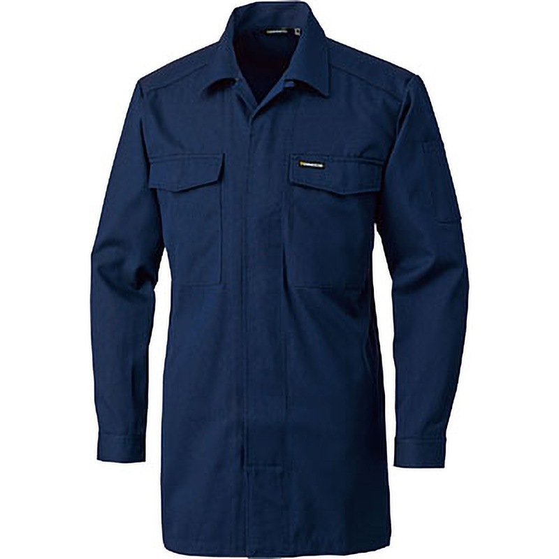 7360-143 ヒヨクオープン 7360-143 寅壱 鳶長袖シャツ 濃コン色 L着丈83cm