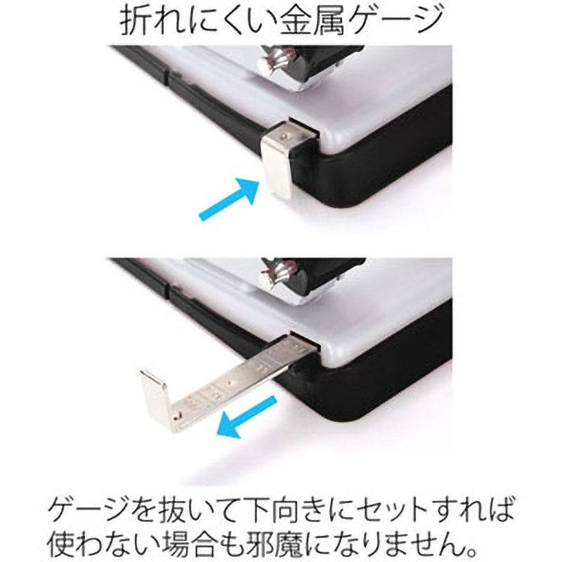 PU-830A(30203) 2穴パンチ フォース1/2 Mサイズ PLUS(プラス)[文具