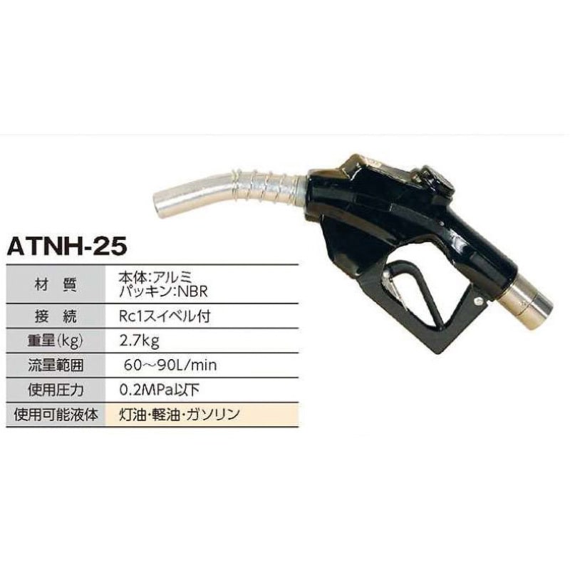 ATNH-25 オートストップガン 1台 アクアシステム 【通販モノタロウ】