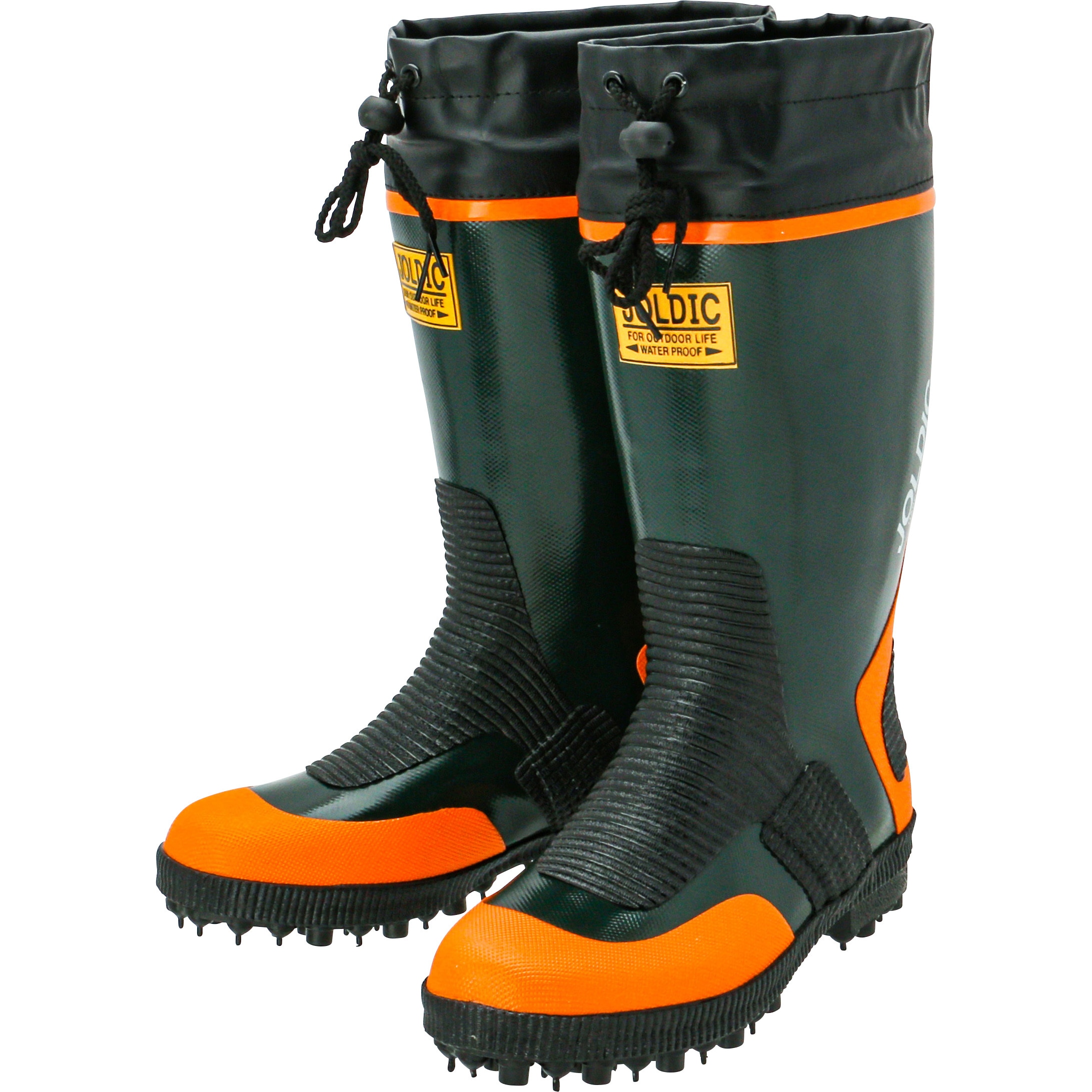 福山ゴム工業 土木作業長靴緑25.5cm　DSL 福山ゴム工業 DS-L 土木作業長靴緑25.5cm 福山ゴム 土木作業長靴