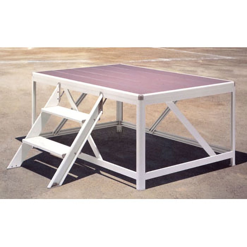 AL-DR15 組み立て式アルミ製 朝礼台 1台 パックス工業 【通販モノタロウ】