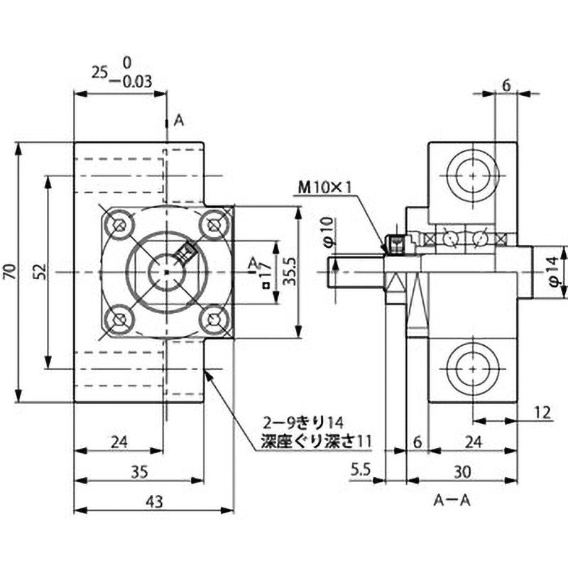 BUK-10F サポートユニット BUKシリーズ 1個 黒田精工 【通販 BUK-10F サポートユニット BUKシリーズ 1個 黒田精工 【通販