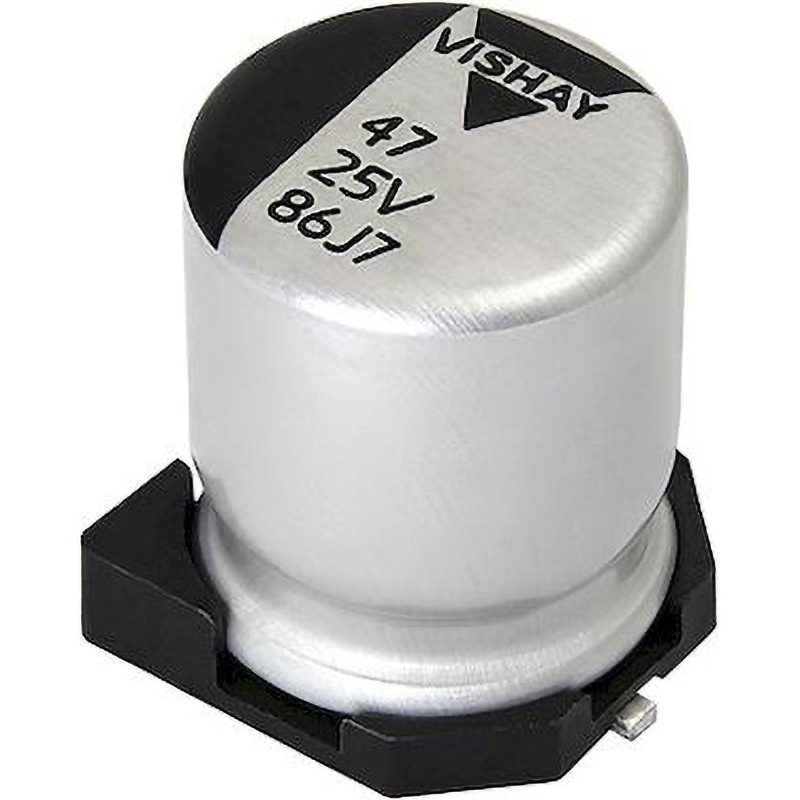 MAL218697005E3 Vishay 導電性高分子ハイブリッドアルミ電解コンデンサ VISHAY 許容差±20% 表面実装 186CPNTシリーズ 1リール(500個) MAL218697005E3