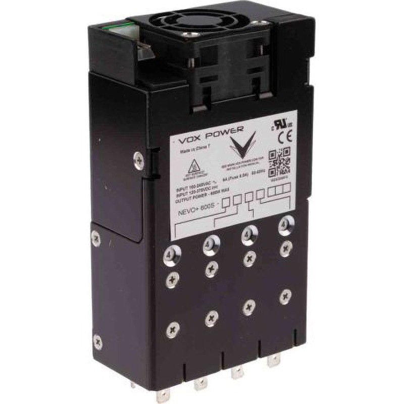 Nevo+600S-4-4-4-4 Vox Power スイッチング電源 Vox Power 3.75A 出力電圧(V):18→58(dc) 600W 入力電圧(V):120→370(dc)/85→264(ac) 幅77.7mm奥行41mm