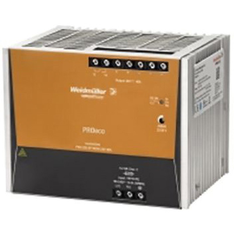1469560000 Weidmuller DINレール取付電源 / パネル取付電源， 出力：40A， 定格：960W 24V dc/ ワイドミュラー 入力公称電圧(V):3×400～3×500AC (広範囲入力) 幅160mm